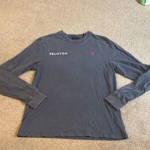 Peloton Women’s Gray Long Sleeve Shirt Size Small